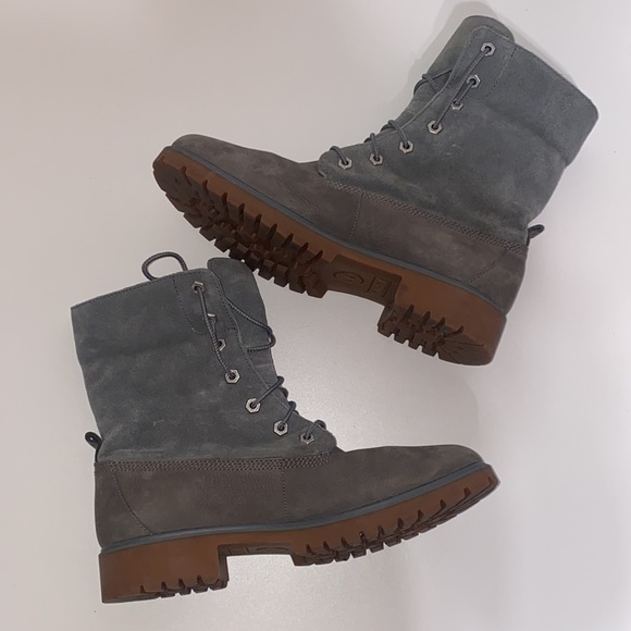 Timberland Women’s Jayne Roll Top Nubuck Leather Boots - Picture 15 of 17